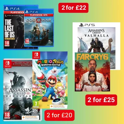 2 Selected Games Bundle for Nintendo Switch / PS5 / PS4