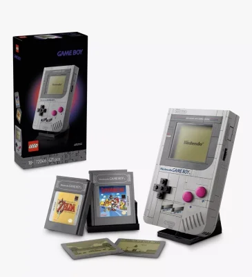 LEGO Super Mario Nintendo Game Boy Display Set with 2 Cartridges Zelda 72046