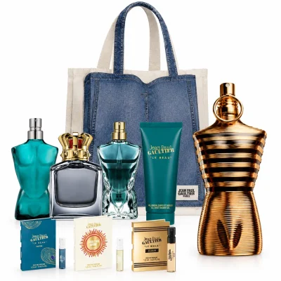 Jean Paul Gaultier Le Male Elixir Parfum 75ml + 8 Free Gifts (Tote Bag, Minis, Shower Gel, Samples)