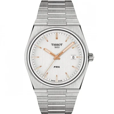 Tissot PRX Men's Watch 40mm Stainless Steel Bracelet Silver Dial 137.410.11.031.00