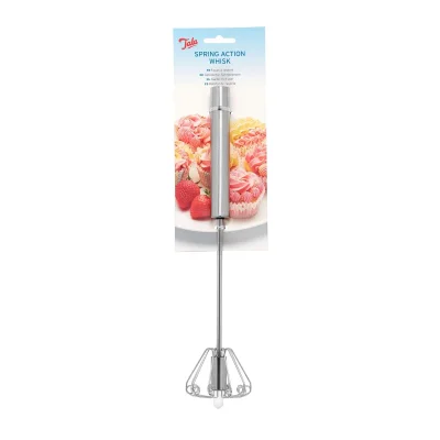 Tala Stainless Steel Spring Action Whisk, Silver