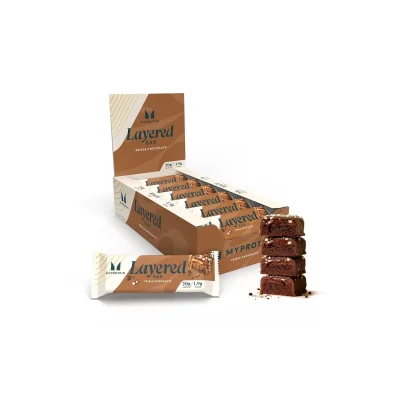 Myprotein Layered Protein Bars 12 x 60g (4 Flavours)
